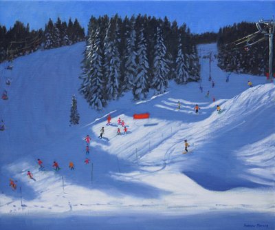 Ski School, Morzine, 2014 by Andrew Macara